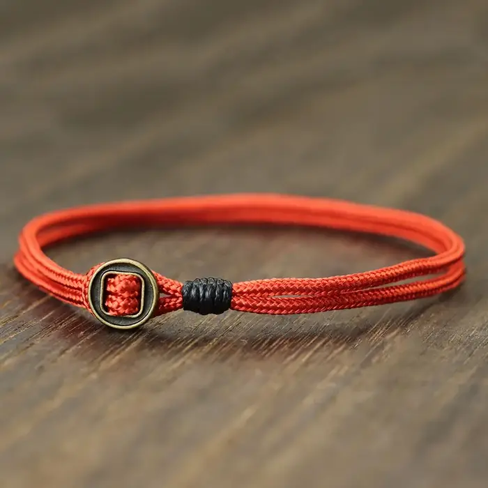 Bracelet en corde bicouche nautique homme, rétro, géométrique, corde, alliage de zinc, facile à détacher, pour hommes, occasions spéciales, plage, surf