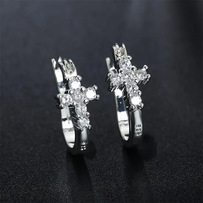 Boucles d'oreilles en argent Sterling 925 pour femmes