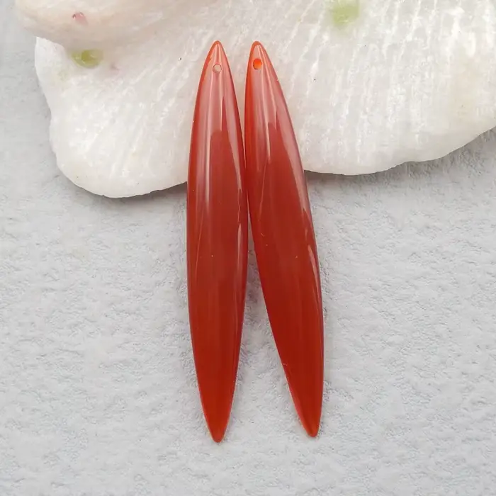B & F – paire de boucles d'oreilles pendantes, Quartz Natura Lapis Lazuli, bijoux en pierre naturelle, Design de pierres précieuses à faire soi-même, 55x8x3mm