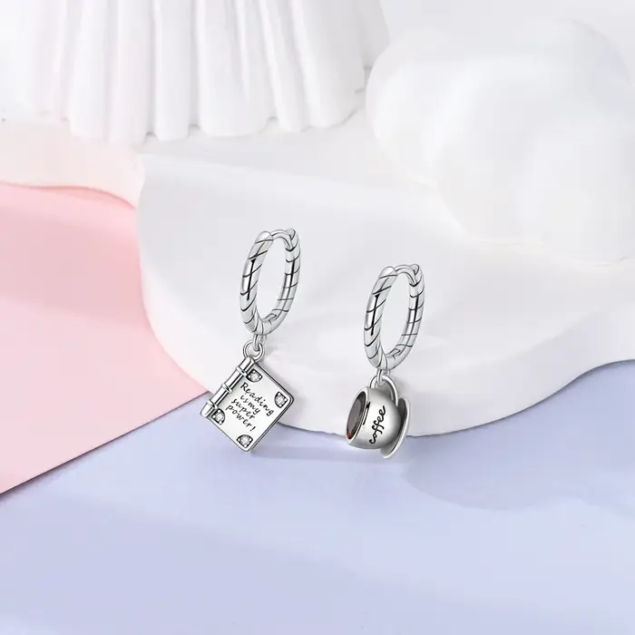 Boucles d'oreilles créoles Huggie en argent sterling 925
