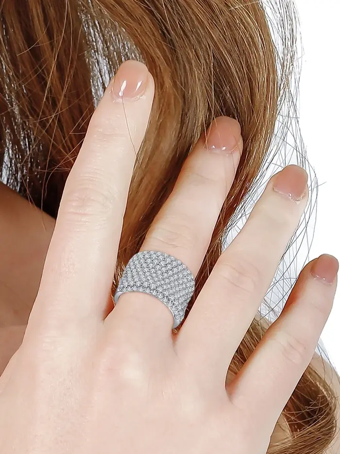 LAYA 925 en argent Sterling nouvelle mode haute qualité Zircon Vintage bague