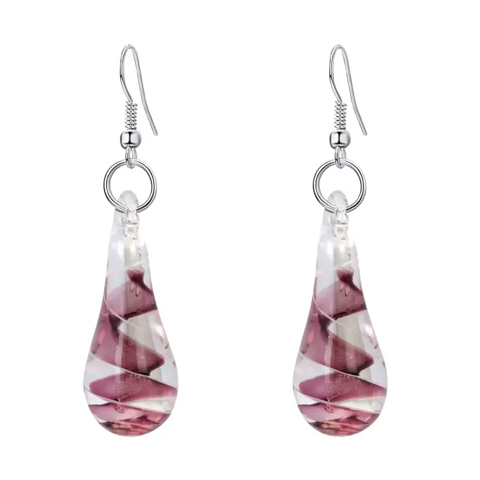 Boucles d'oreilles artistiques pour femmes, adolescentes, mamans, sœurs, verre de Murano, Art Baroqu