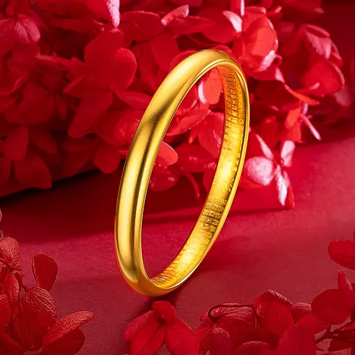 Bracelet en or 18 carats ne se décolore jamais pour femme, bijoux originaux, mariage, fiançailles, cadeaux pour patients, nouveau, 2023