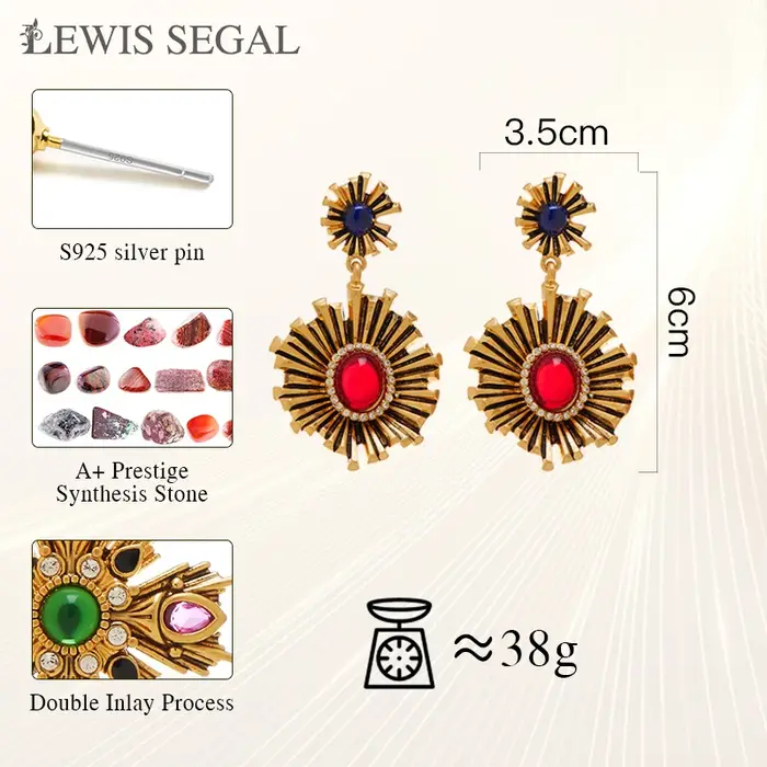 Boucles d'oreilles pendantes en métal irrégulier