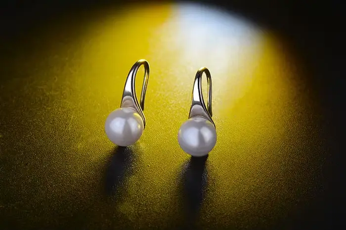Boucles d'oreilles pendantes en argent sterling 925 pur pour femmes, perle d'eau douce naturelle ronde, boucles d'oreilles à crochet, boucles d'oreilles pendantes, brincos de prata