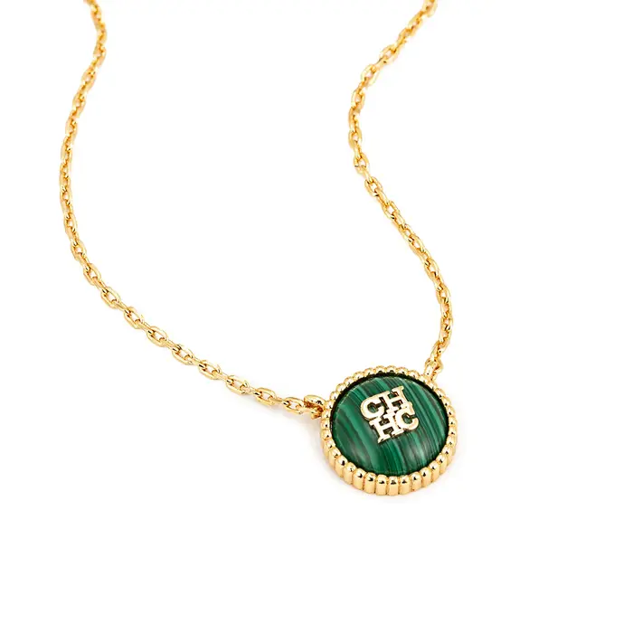 Collier pendentif lettre en or pour femmes