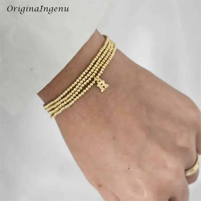 Bracelet de perles personnalisé fait à la main