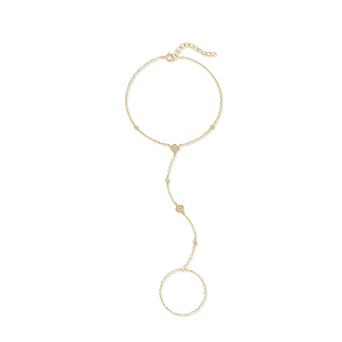 Bracelets ROXI en Argent 925 pour Femme, Bijoux Chaîne de Doigt, Style Personnalisé, Superposition, 