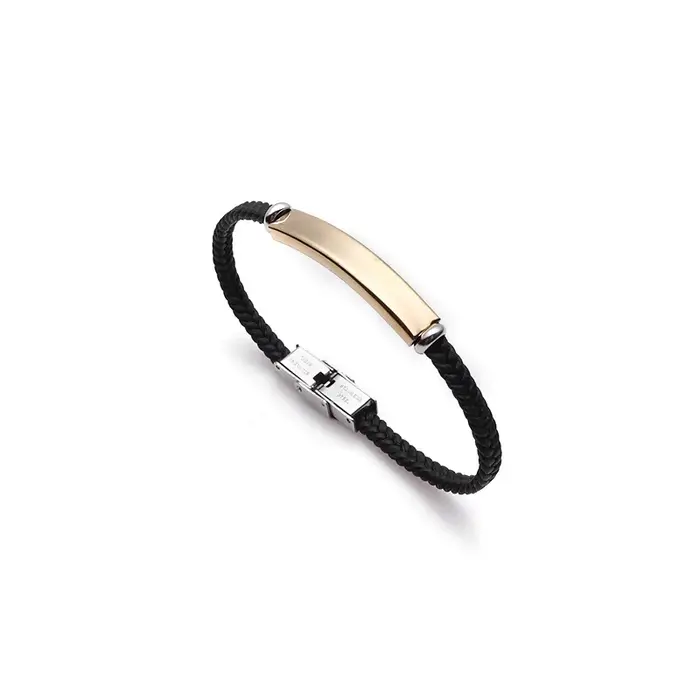 Bracelet en cuir tissé pour hommes