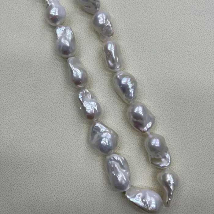 Perles naturelles irrégulières grandes 14x24-16x26mm