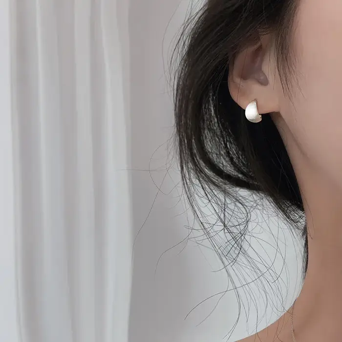 Petites boucles d'oreilles en argent Sterling 925 pour femmes