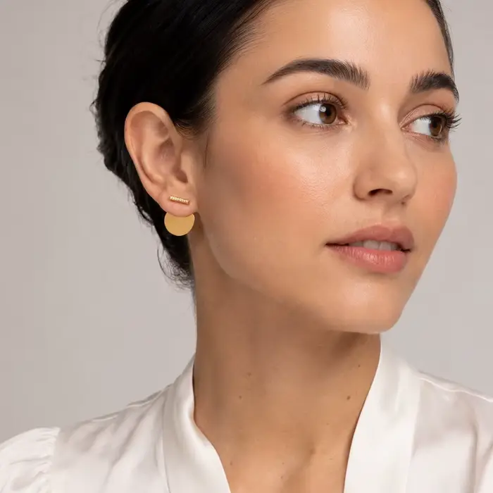 Ensemble de bijoux collier et boucles d'oreilles pour femme en argent sterling 925 à la mode pour les occasions spéciales comme le mariage