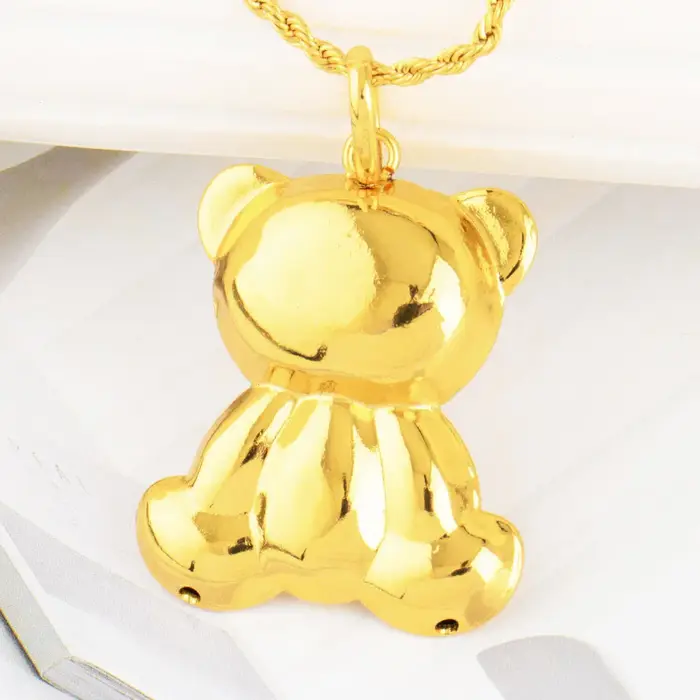 Pendentif ours couleur or