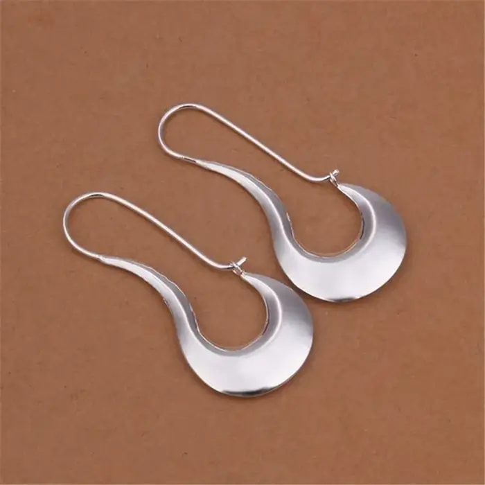 Boucles d'oreilles fines en argent Sterling 925 pour femmes