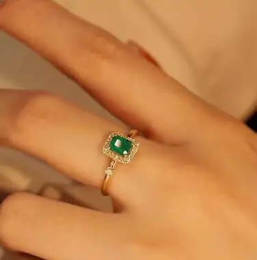 Bague de Cocktail Classique en Zirconium pour Femmes Style Elegant Occasions Speciales Mariage Fete Union