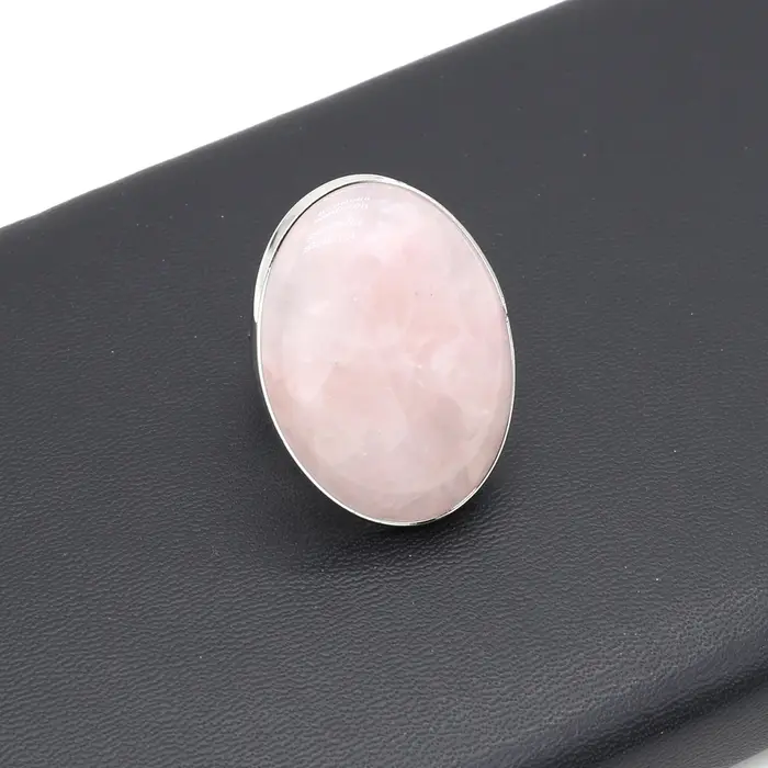 Bague en pierre précieuse naturelle pour couple