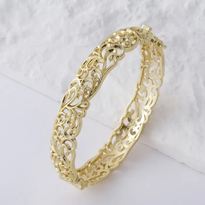 Bracelet en or à la mode pour femmes marocaines, breloque de mariage, Simple, en or