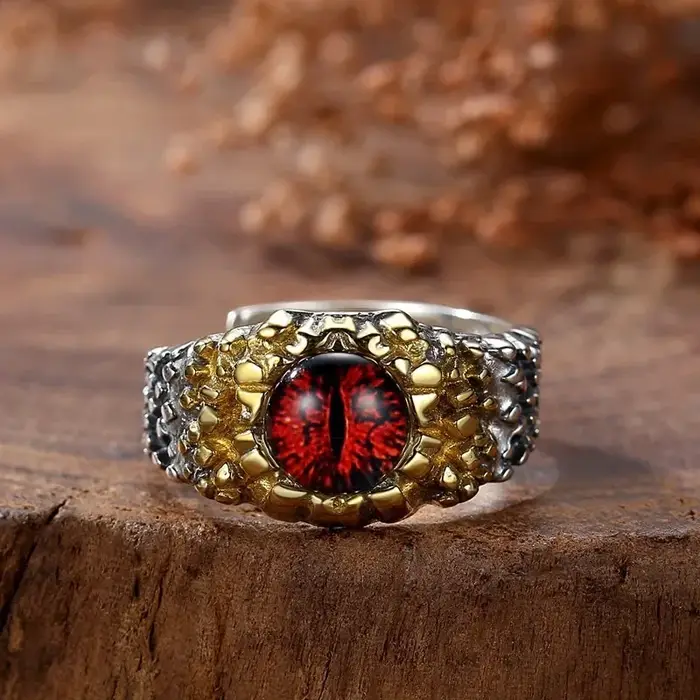 Bagues en argent thaïlandais 925 pour hommes, style punk vintage, hip hop, pythons, artisanat unique