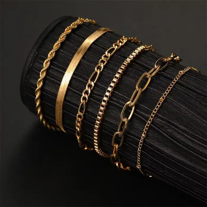 LATS – ensemble de bracelets couleur or pour femmes