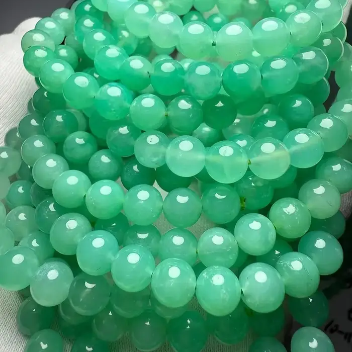 Bracelet en Chrysoprase naturelle d'Australie
