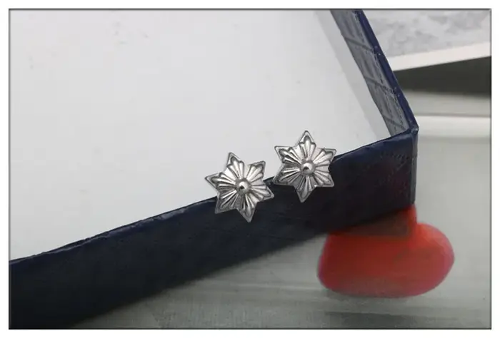 Buyee-Boucles d'Oreilles Étoile en Argent Sterling 925 pour Homme et Femme, Unisexe, Rock, Hip Hop,
