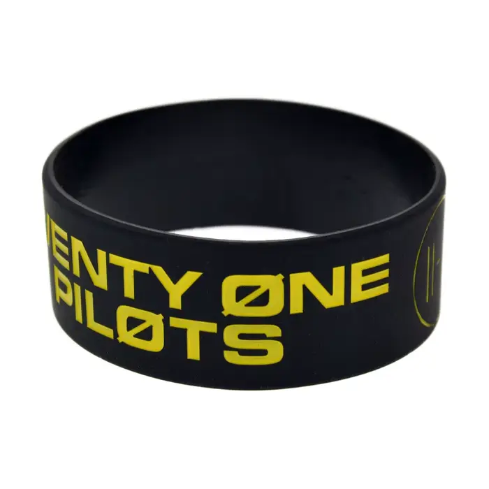 Bracelet en Silicone de mode 1 pouce, Bracelets de sport pour hommes et femmes, bijoux, vente en gro