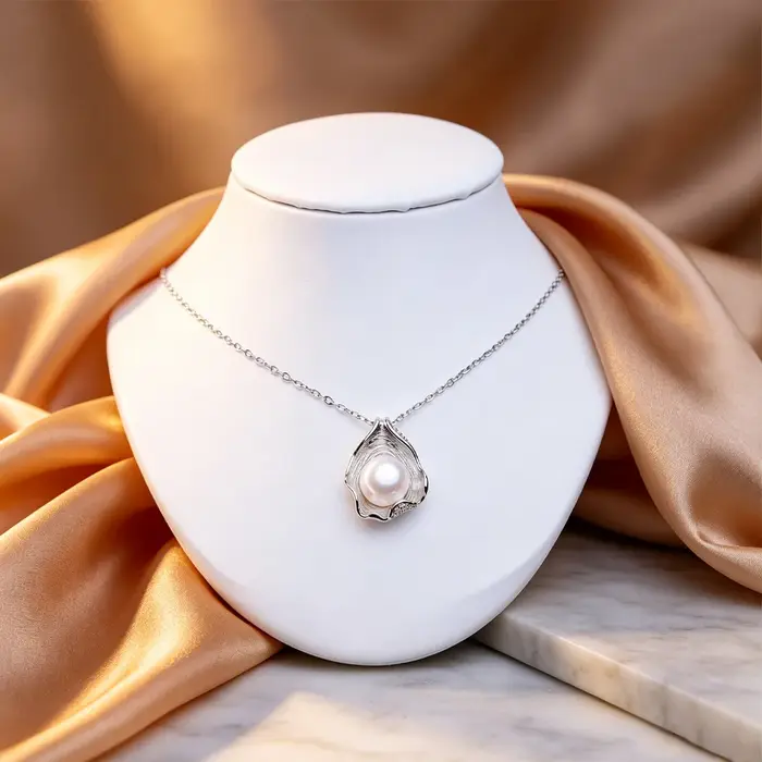 FENASY – collier de perles d'eau douce naturelles en argent Sterling 925