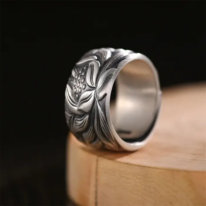 Bague Annie Fleur Vintage pour Homme