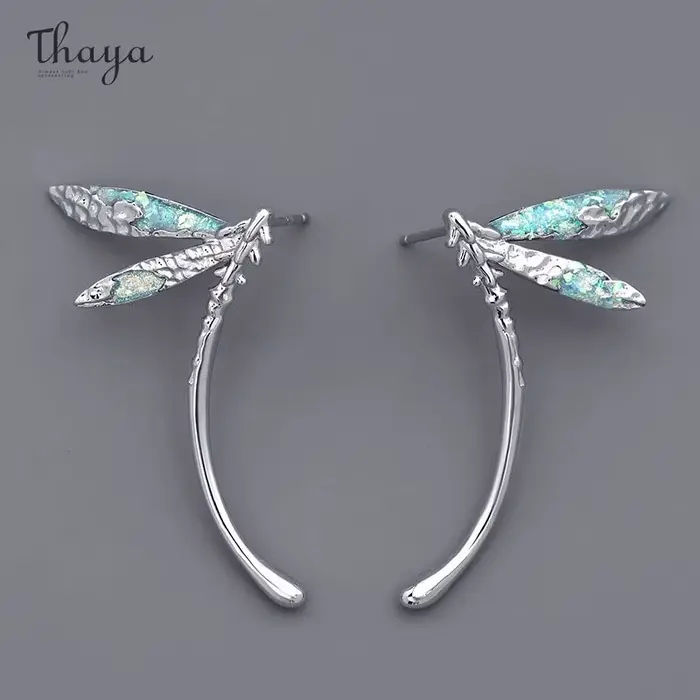 Thaya-Collier pendentif libellule pour femme, tour de cou élégant pour fille, bijoux de fête, cadeau