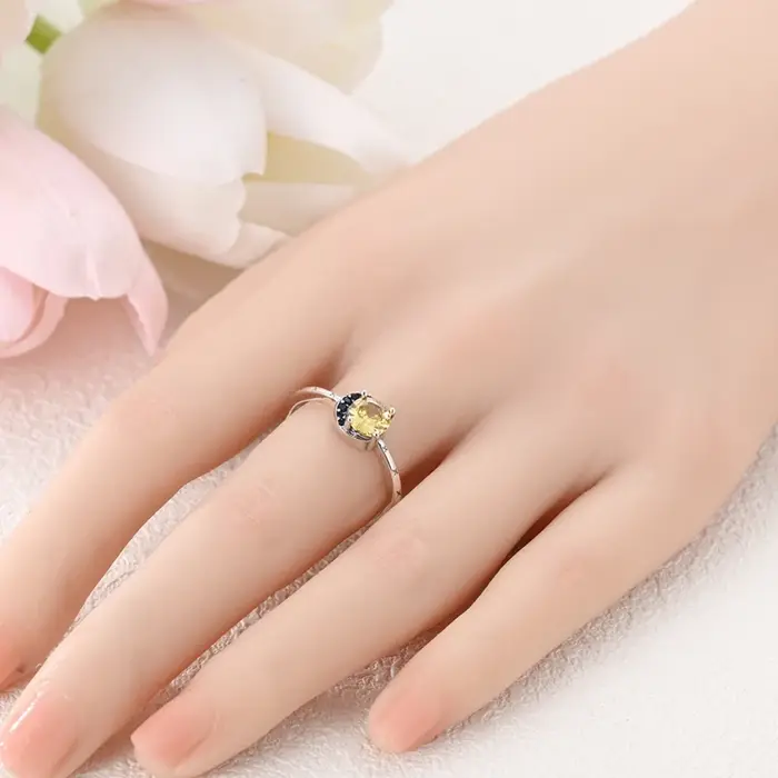 Bague ouverte en argent sterling 925