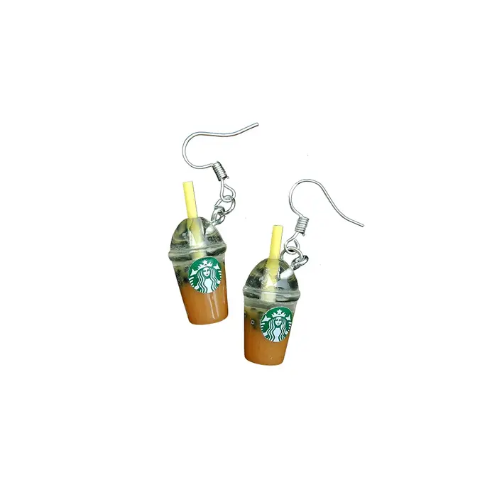Boucles d'oreilles café pour femmes