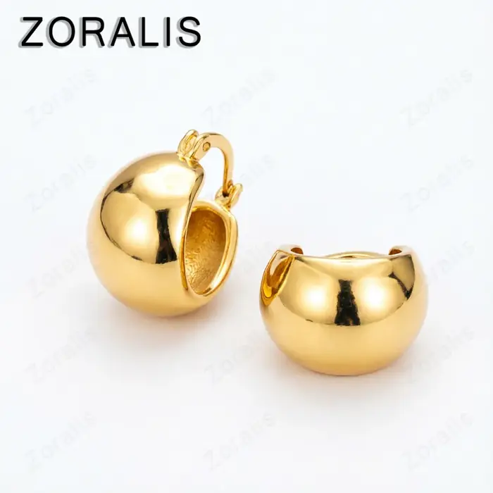 Boucles d'oreilles à clip en or 18 carats pour femmes élégantes occasions engagement mariage anniversaire