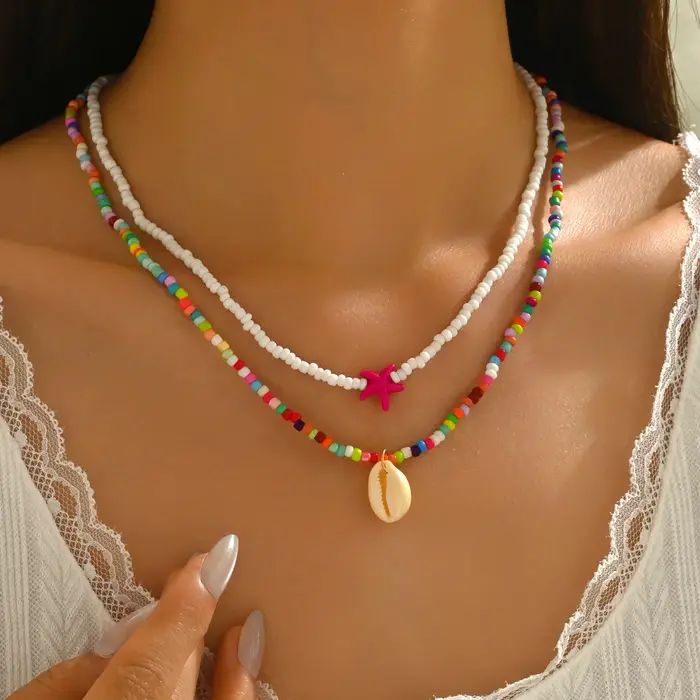 Collier de plage pour femme