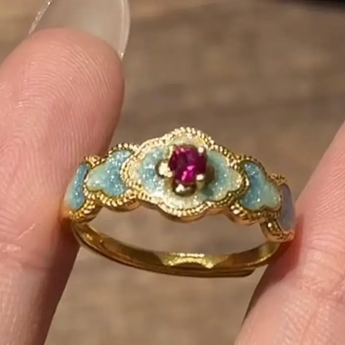 Bague classique Vintage style palais