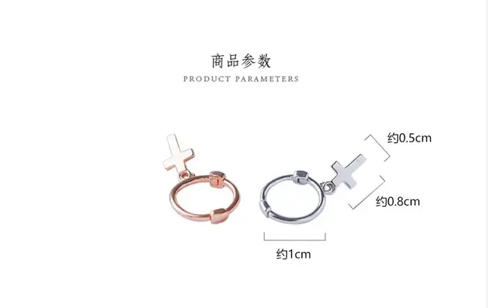 Boucles d'oreilles croisées en argent Sterling 925 élégantes pour femmes avec certification officielle pour soirées et cérémonies