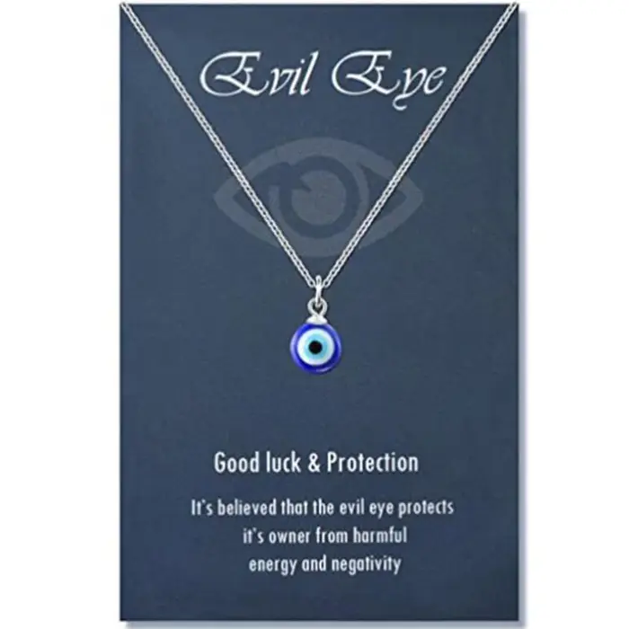 Collier chaîne mauvais œil
