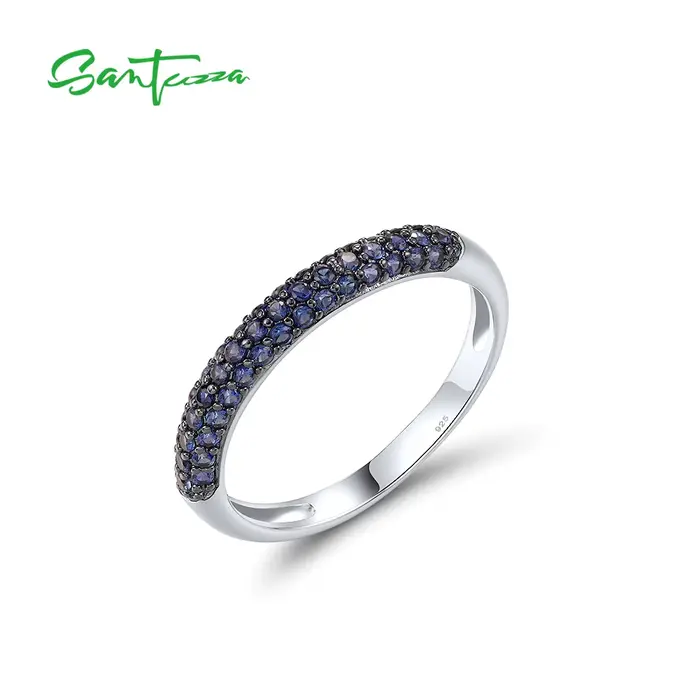 SANTUZZA-Bagues en Argent Sterling 925 group pour Femme, Joaillerie Fine pour Travailleurs Délicats,