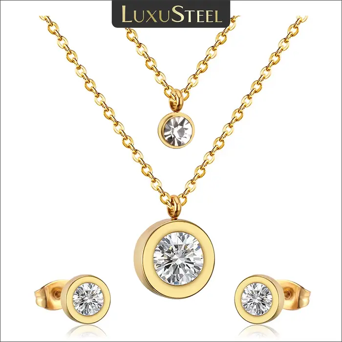 Ensembles de Bijoux de luxe en zircone cubique