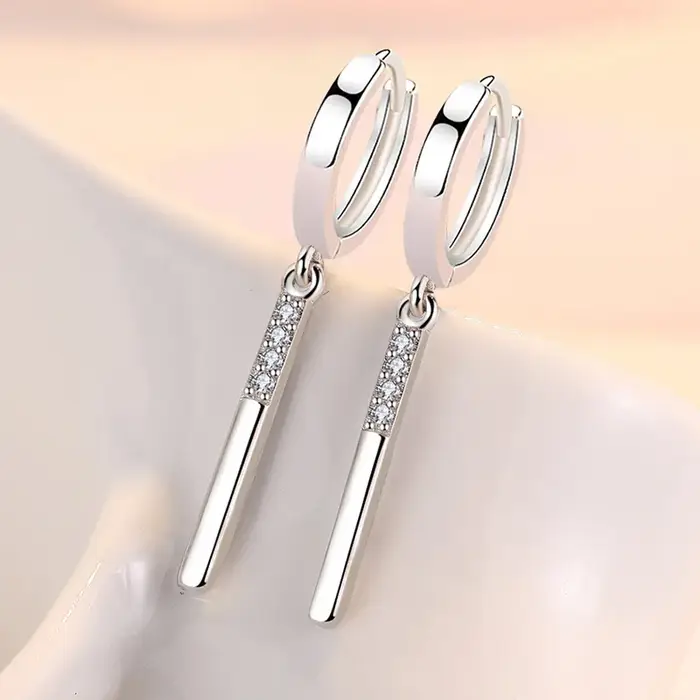 Boucles d'oreilles en argent Sterling 925 pour femmes