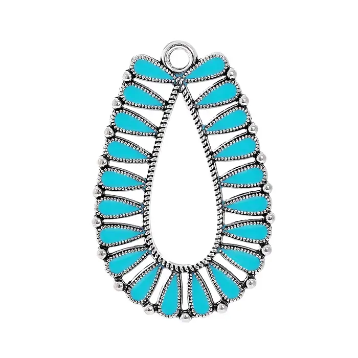 Nouveautés 2026 : Pendentifs fer à cheval émaillés style Bohème pour femmes, breloques pour boucles 
