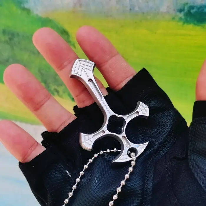 JOPmotEDC-Collier croix pour hommes