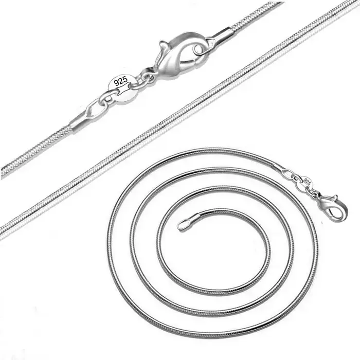 Nouveau collier fin en argent sterling 925 pour femmes