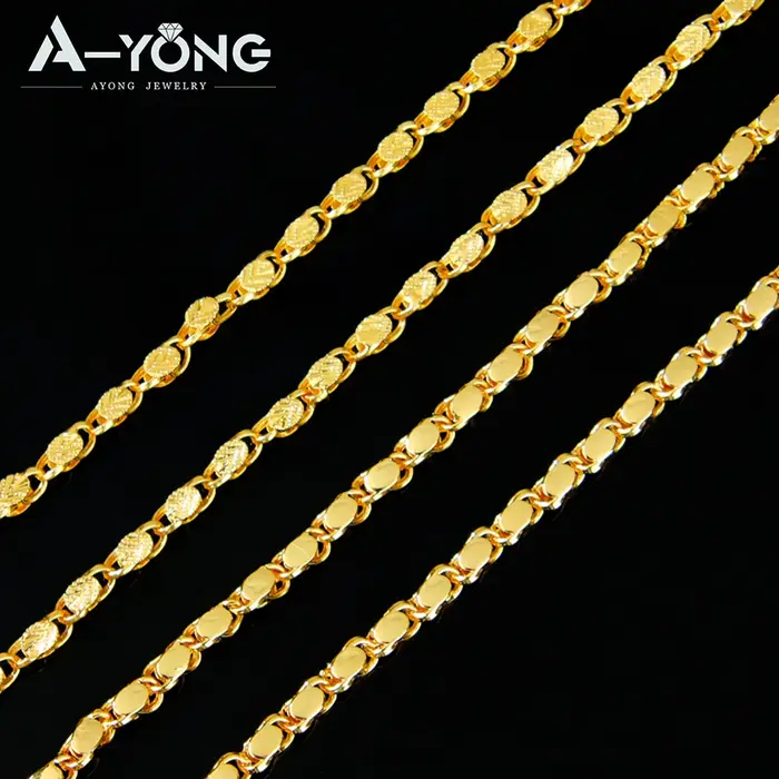 Nigeria mariée mariage Long collier 60-100 cm 21 k plaqué or algérie musulman Vintage corps chaînes turc femmes mode bijoux