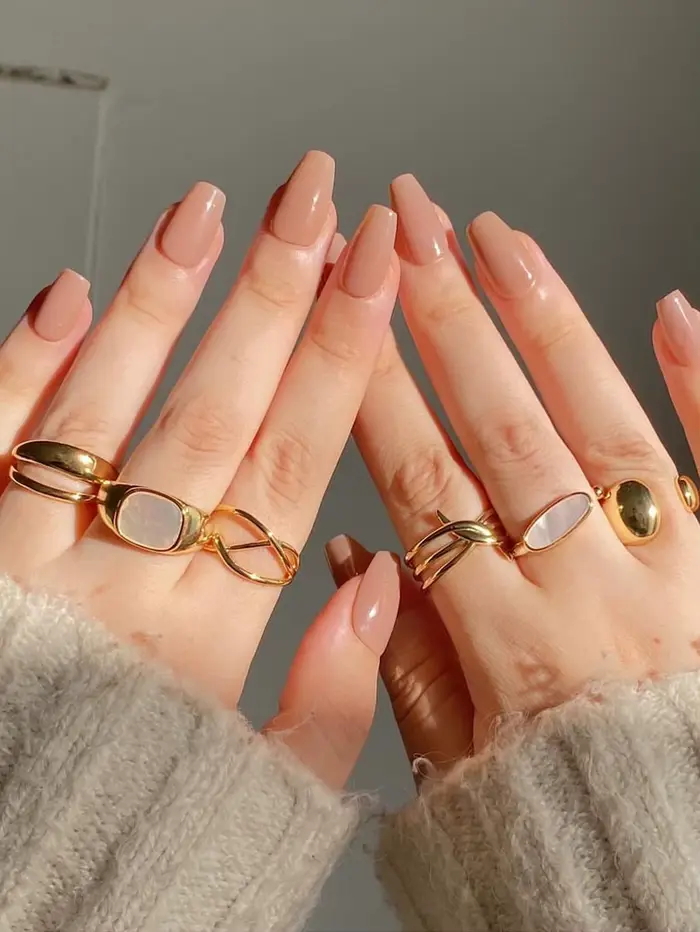 Bagues en fausses perles plaquées or, design empilable minimaliste pour femmes, bijoux de fête quotidienne