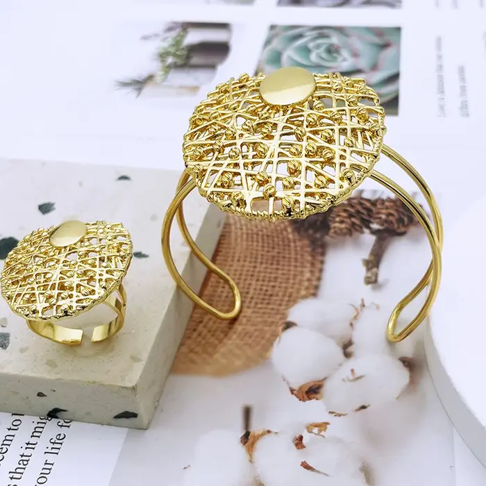 Ensemble de bijoux d'Italie Dubaï pour femmes
