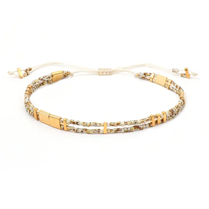 Boho MIYUKI Tila Bracelet de perles pour femmes charme mode élégant corde chaîne réglable coloré Bra