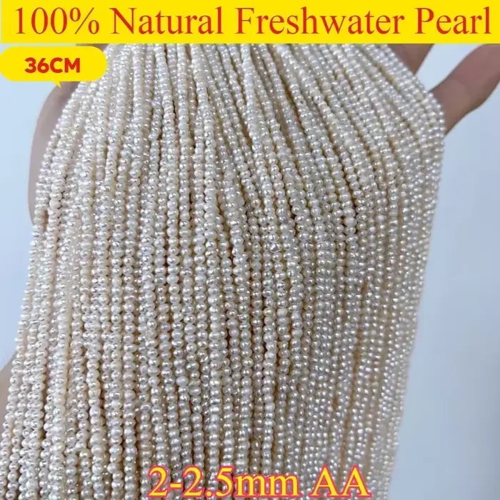 Perles d'eau douce presque rondes de qualité AA pour bijoux personnalisés à offrir pour les femmes occasions spéciales