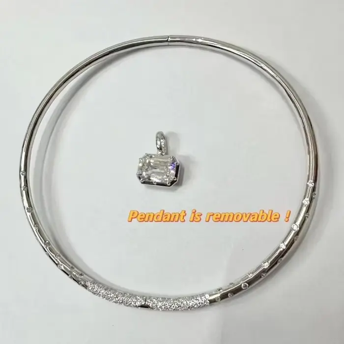 Collier pendentif couples en argent regardé 925 pur pour femme, colliers de la présidence, tendance féminine, commentaires, 2024
