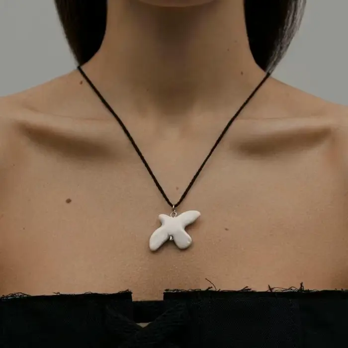 Collier et Boucles d'Oreilles avec Pendentif Colombe de la Paix Blanche Vintage Bijoux Femme Occasions Spéciales