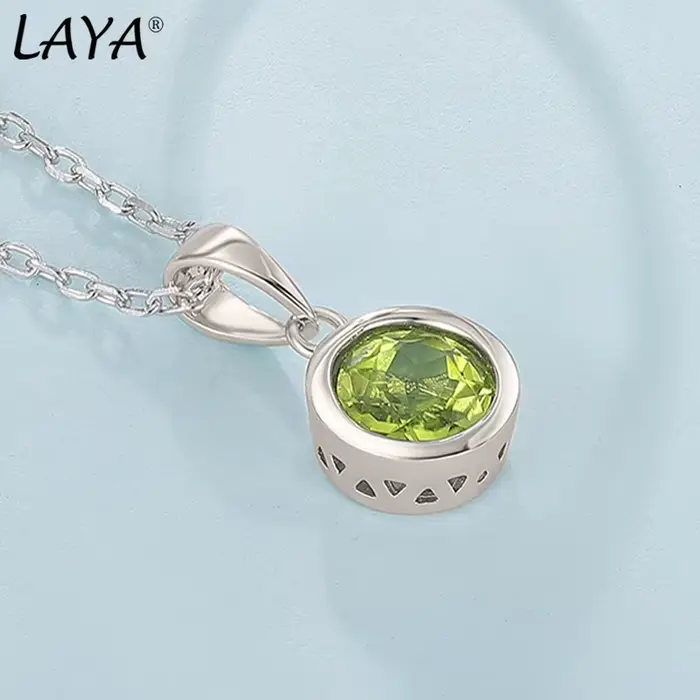 Collier pendentif en argent regardé 925 pour femme